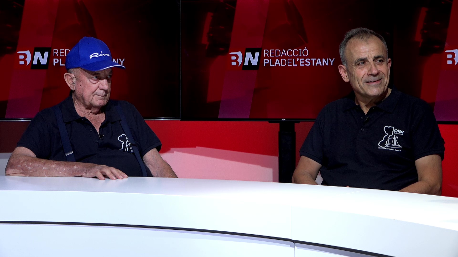 Simon Rodríguez i Domingo Ramos presenten la primera trobada de Modelisme Naval a Banyoles