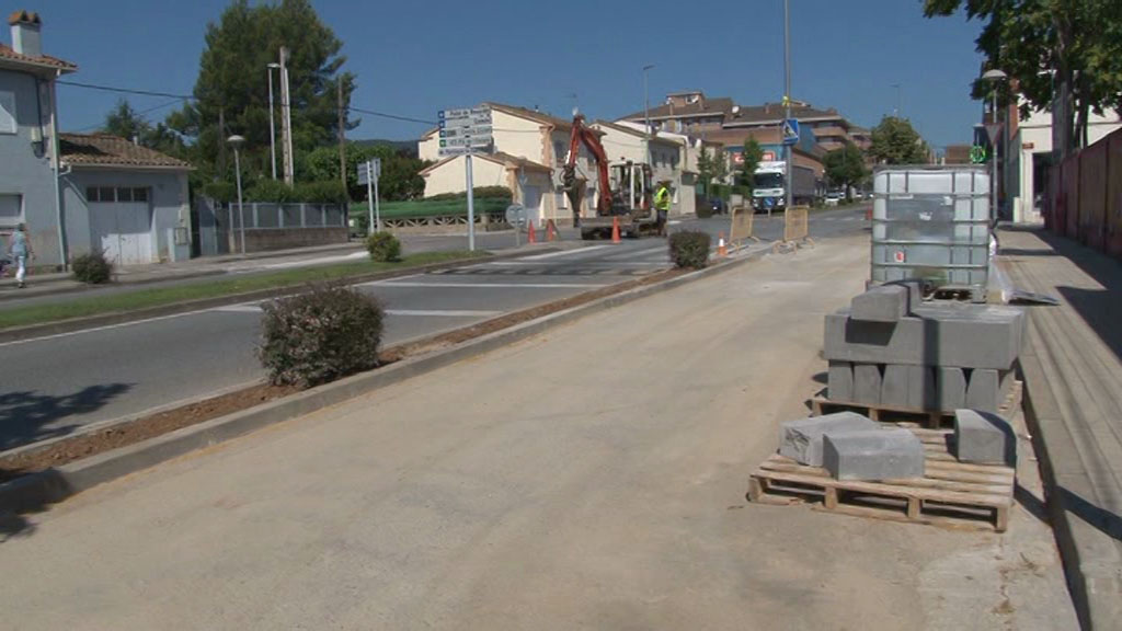 Enllesteixen la millora del voral que quedava a l'Avinguda Països Catalans